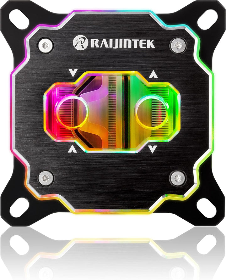 Raijintek Forkis Pro RBW CPU Wasserkühlung Block für Custom Wasserkühlung Set, CPU Kühler RGB Adress