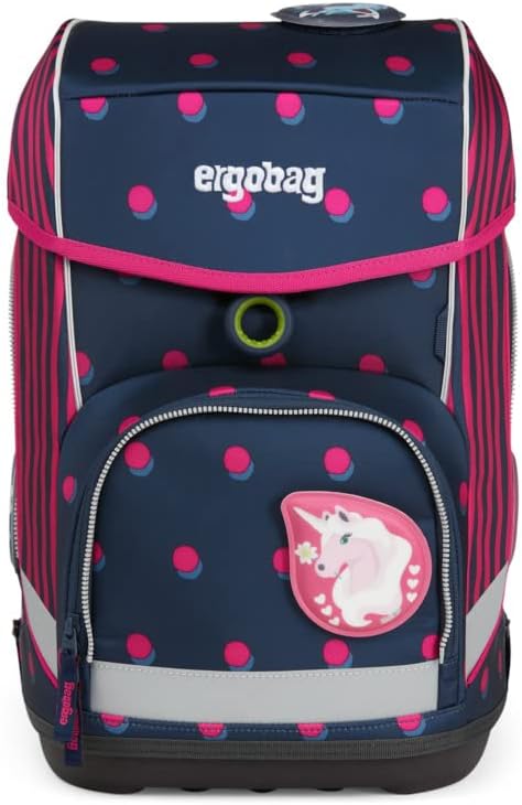 ergobag Cubo Set Ergonomischer Schulrucksack, 5 Stück Einheitsgrösse Schubi Dubär - Blau, Einheitsgr