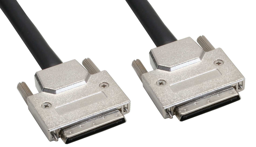 InLine 26809 SCSI U320 Kabel 68-polig Micro Centronic (VHD) Stecker auf Stecker 0,9m