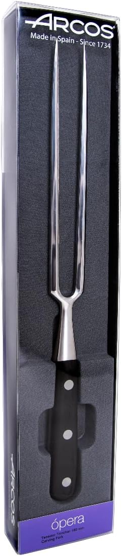 Arcos Opera - Tranchiergabel - NITRUM geschmiedetem Edelstahl 180 mm - HandGriff Polyoxymethylen (PO