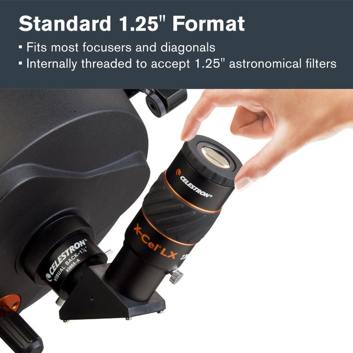 Celestron X-Cel LX Serie – 1,25'' Okular, 2,3 mm 2.3 mm, 2.3 mm