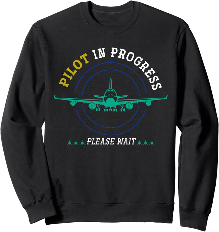 Flughafen Flugzeug Flieger Geschenk Zukünftiger Pilot Sweatshirt