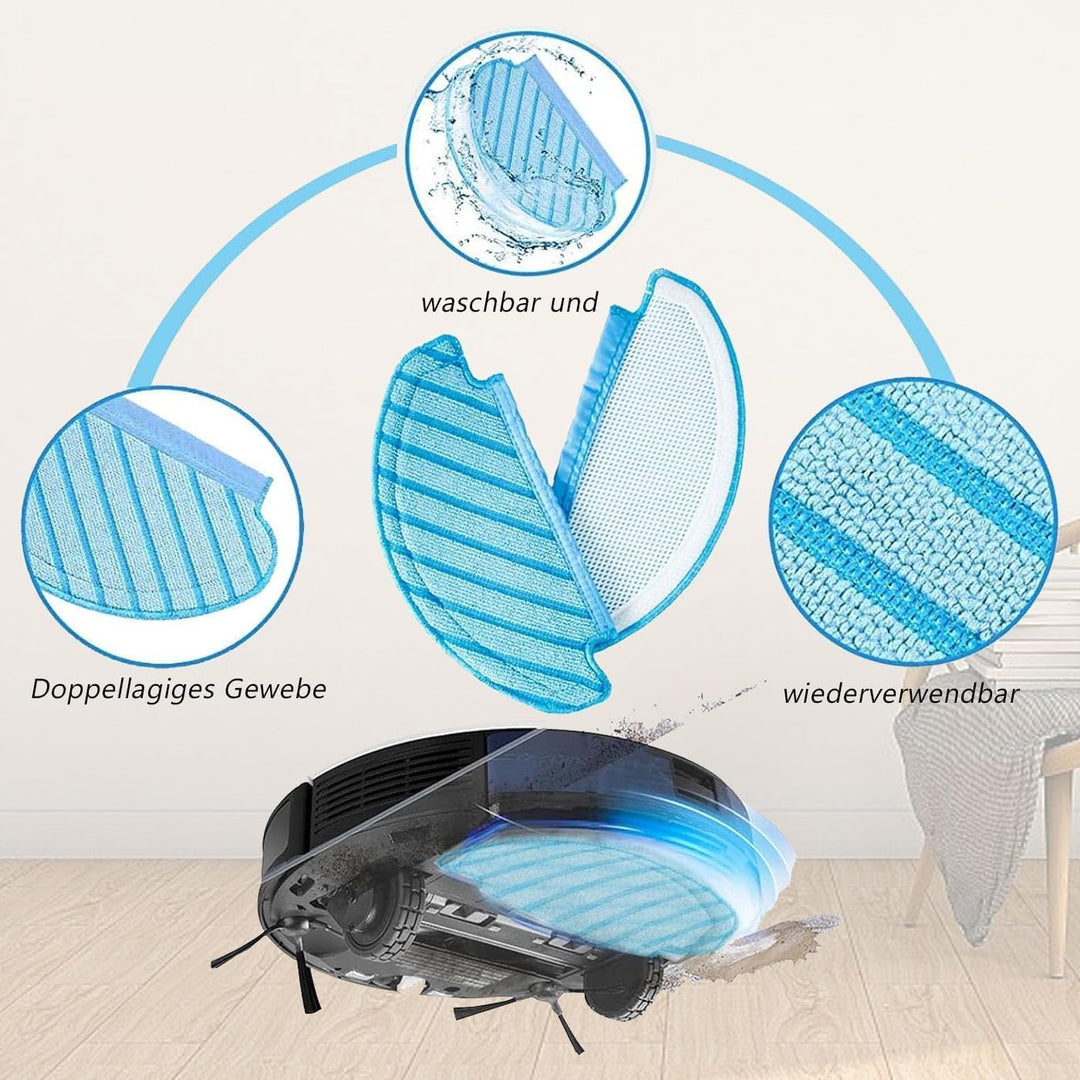 Raheem 14 Stück Zubehör für Ecovacs Deebot N8 N8+ N8 Pro N8 Pro+ OZMO T8 T8+ T8 AIVI T9, T9+ ozmo 95