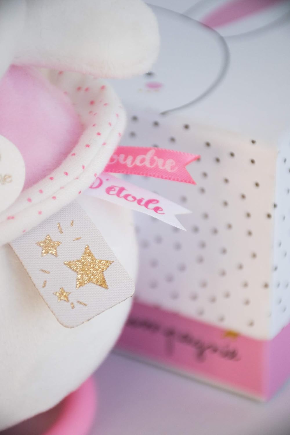 Doudou et Compagnie DC3519 LAPIN ETOILE - Spieluhr, rosa