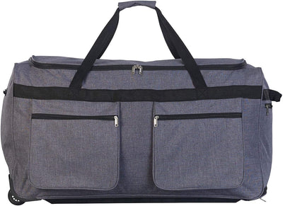 Xcase Reisetasche gross: Faltbare XXL-Reisetasche mit Trolley-Funktion & Teleskop-Griff, 160 l (Reis