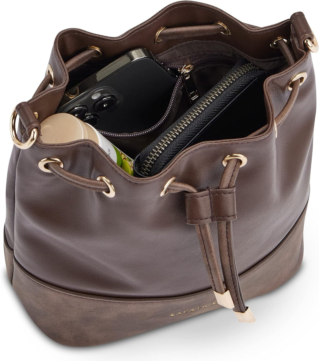 Expatrié Handtasche Damen Klein - Sarah Small - Crossbody Schultertasche aus Veganem Leder - Elegant