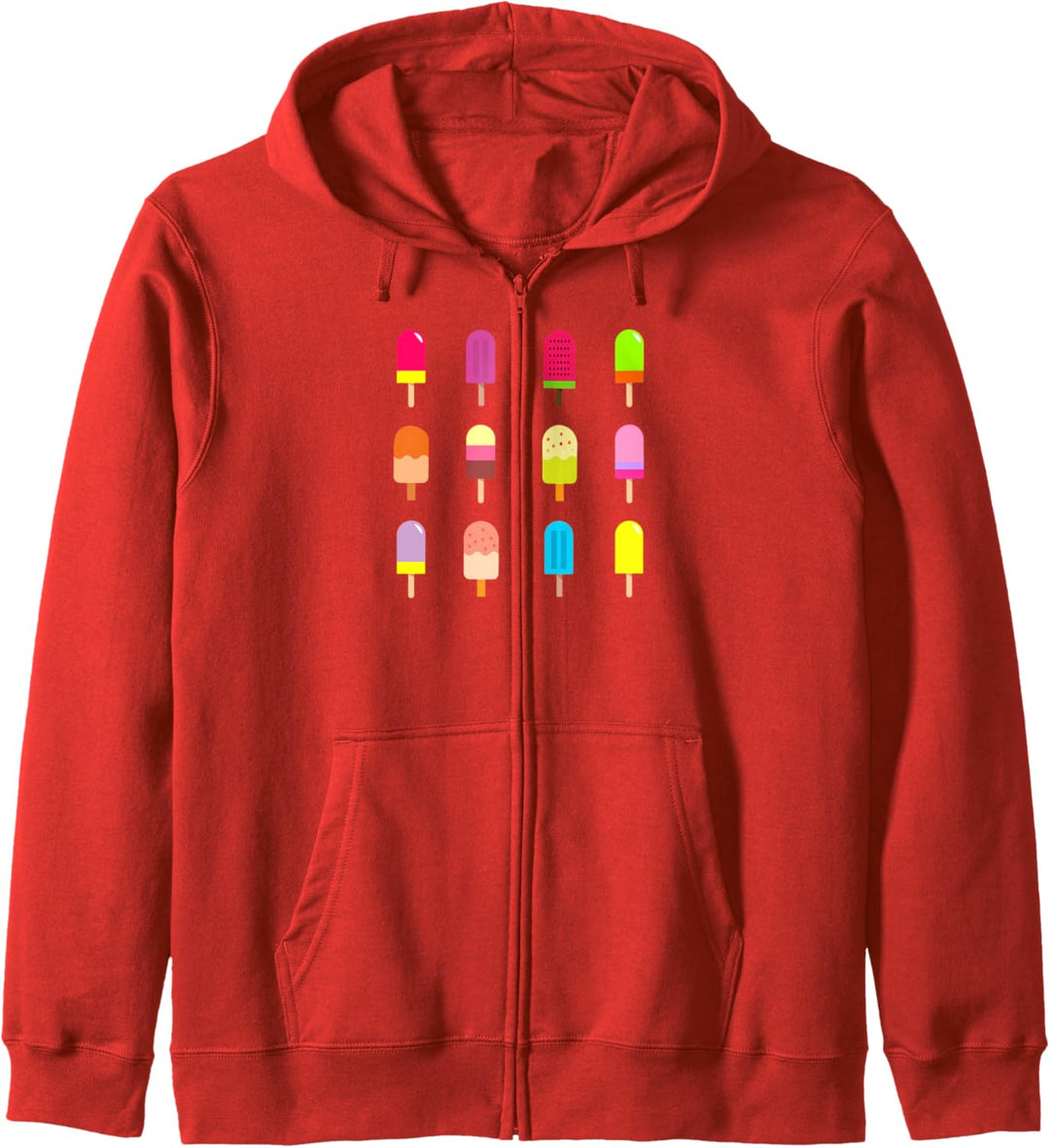 Neuheit Eislutscher Eis am Stiel Lustiges Popsicle Design Kapuzenjacke