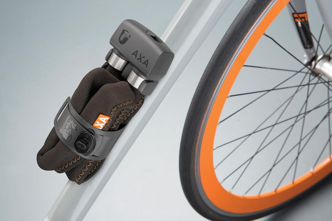 Axa Faltschloss Foldable Lock 800 Länge 100 cm Level 9 inkl. Fahrradklingel