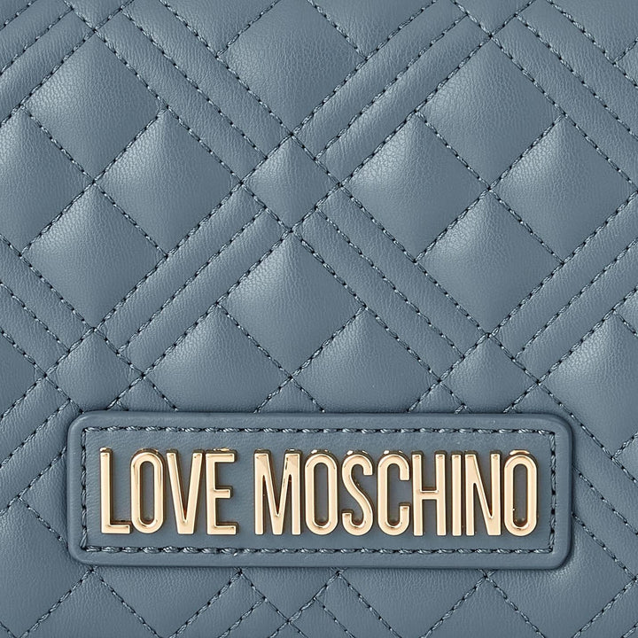 Love Moschino Damen Jc4000pp1fla0 Umhngetasche Denimblau, Denimblau