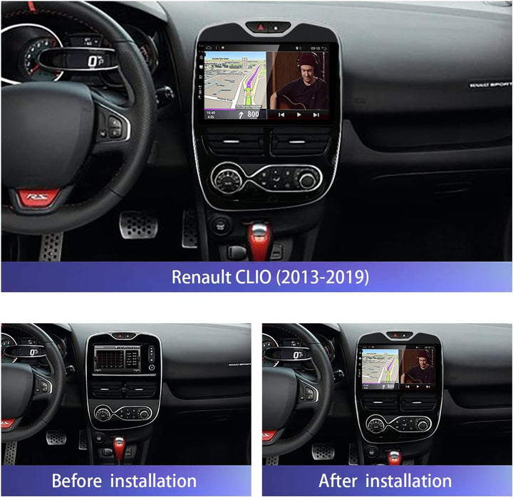 JOYX - [6G+128G] - Android 15 IPS Autoradio Passt für Renault CLIO (2013-2019) - Kabellos CarPlay/An