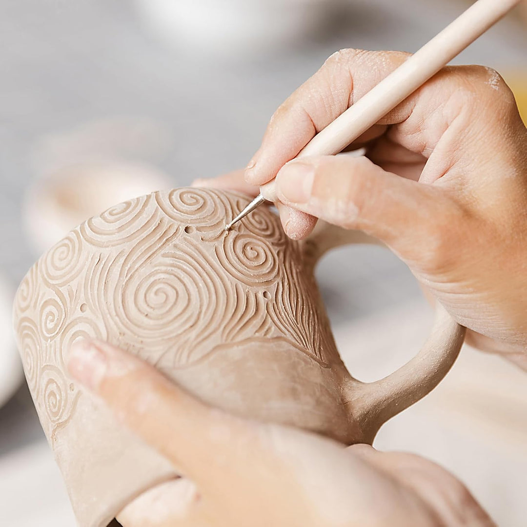 Magicfly Töpferwerkzeug, 45 Stück Modellierwerkzeug Clay Keramik Sculpting Ton Werkzeug mit eine Auf