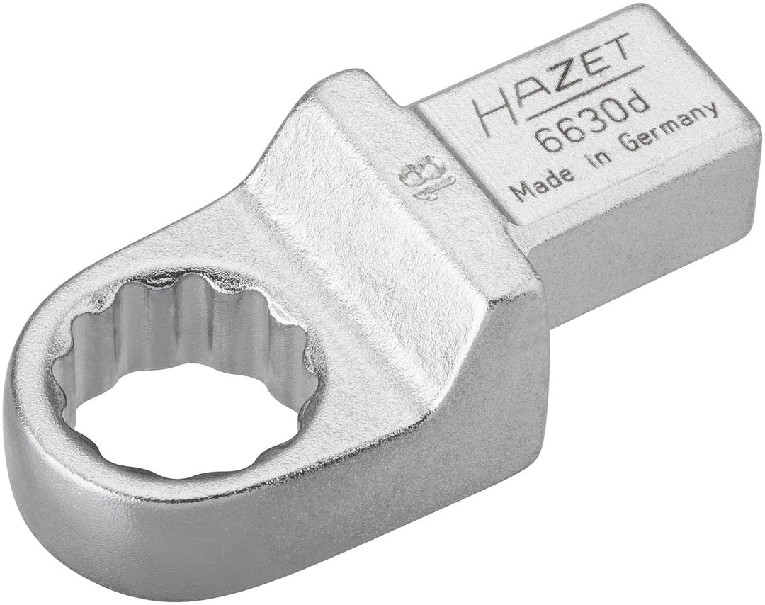 Hazet Einsteck-Ringschlüssel 6630D-18 18/14 x 18 mm, 18/14 x 18 mm