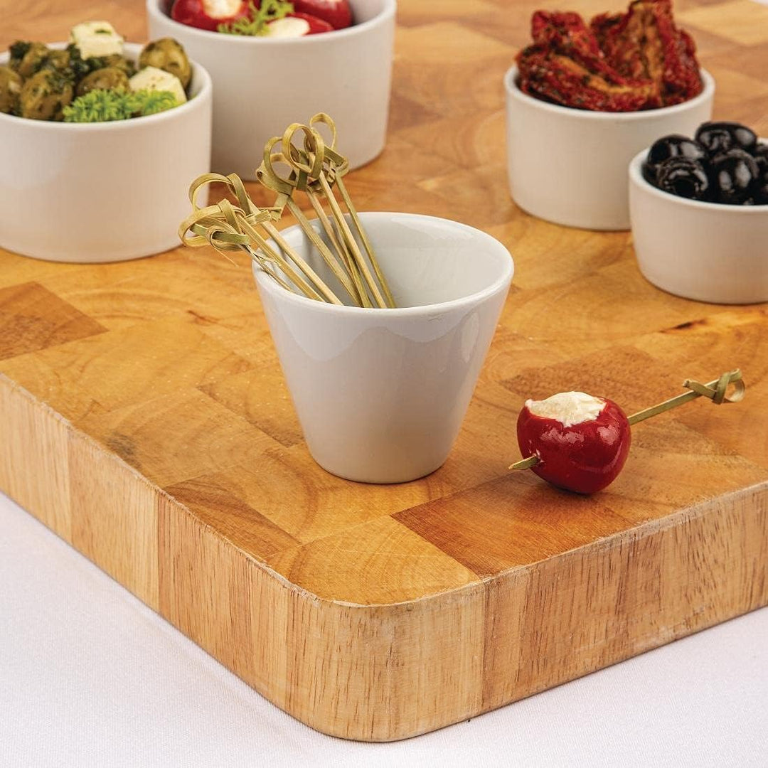 Olympia CM164 Whiteware Conical Ramekin White - 100ml 70mm 2 3/4" (Box 12), 70mm