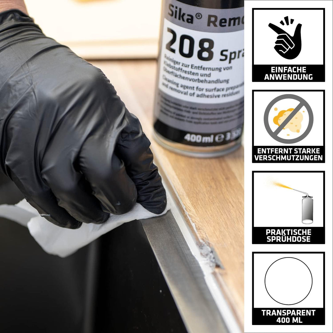 Sika – Spray Reiniger – Sika Remover-208 Farblos – zur Entfernung von Klebstoffresten und Oberfläche