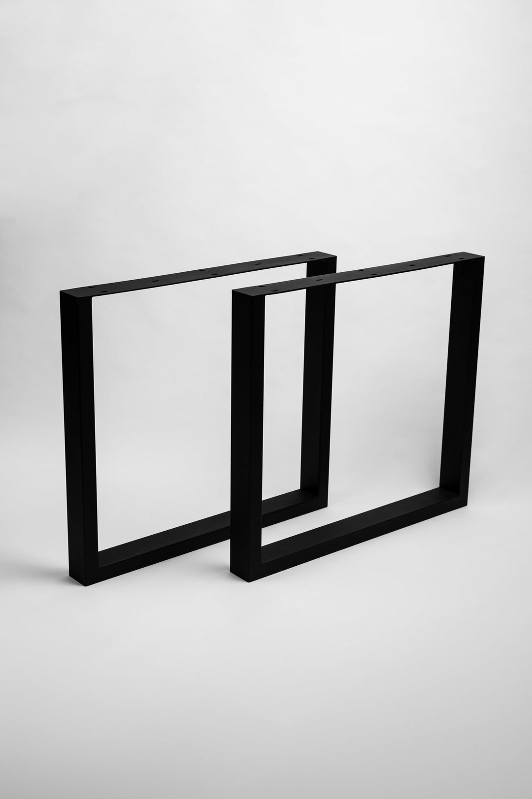 Homemetall 2 Stück Massive TISCHGESTELLE, Tischkufen für DIY Möbel wie Esstisch, Schreibtisch, Bistr