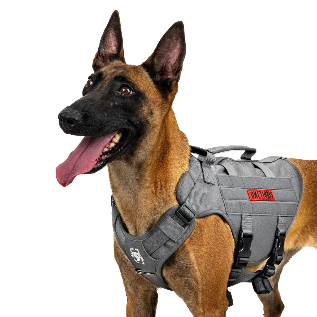 OneTigris No-Pull Hundegeschirr, AIRE MESH Einstellbar Sicherheitsgeschirr Ultra Atmungsaktiv für Gr