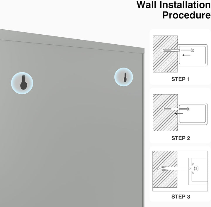 VEEHAUS Schuhregal Schmal Metall Schuhschrank Hoch Schuhkipper mit Magnetische Abdeckung Metall Mont
