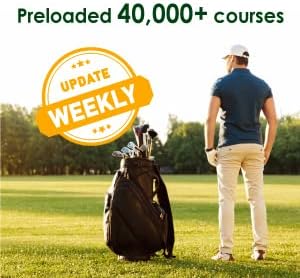 Canmore HG200 Golf-GPS – wasserfestes 2-Zoll-Vollfarbdisplay mit über 41.000 wichtigen Golfplatzdate