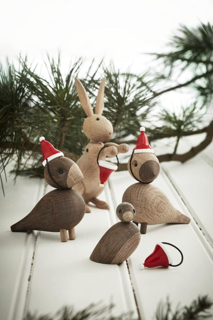 Kay Bojesen Kaninchen Figuren 16 cm Holzfiguren Weihnachtsdekoration, Holz 16 x 8 x cm Kaninchen, 16