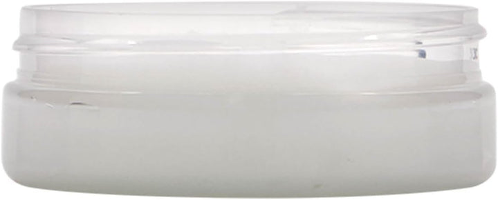 50 ml PET-Dose Isabella klar mit Aluminiumschraubverschluss silber 6er Set für Kosmetik und Aufbewah