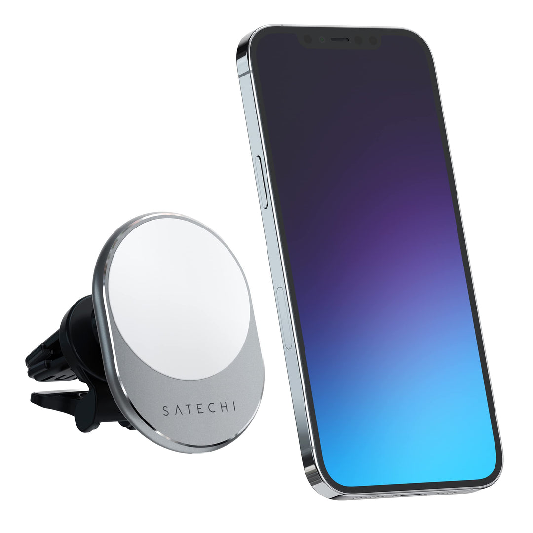SATECHI Magnetisches kabelloses Autoladegerät (Qi Wireless Charging) 7,5W Lüftungshalterung - Kompat