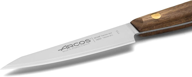 Arcos Serie Nordika - Gemüsemesser | Schälmesser - Edelstahl NITRUM - Klinge 100 mm - Ovengkol Holzg