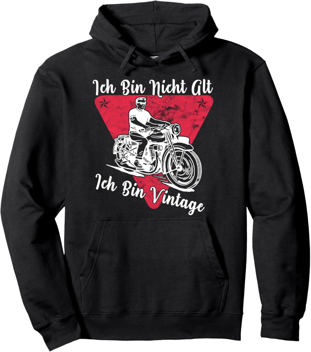 I'm Not Old I'm Classic Vintage Biker Motorrad Chopper Pullover Hoodie