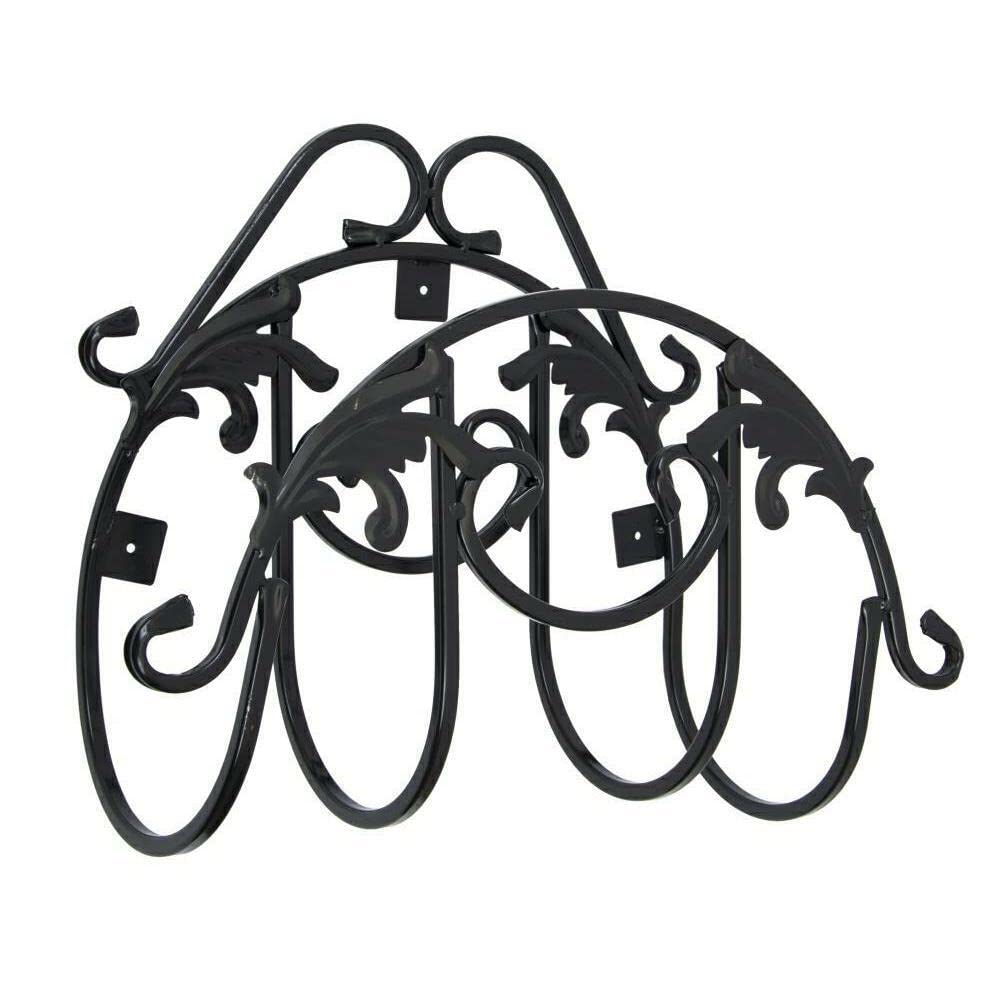 Wandhalterung Gartenschlauch Halterung Antik | Schlauchhalter Wand Metall für Garten | Ideal auch al