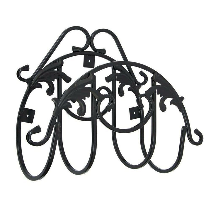 Wandhalterung Gartenschlauch Halterung Antik | Schlauchhalter Wand Metall für Garten | Ideal auch al