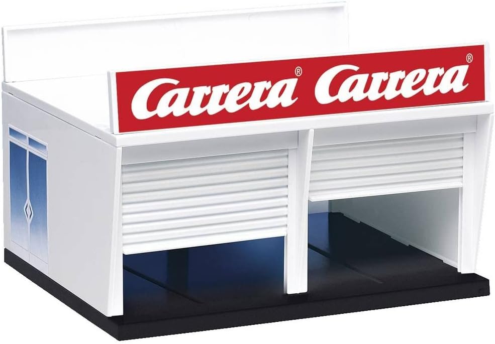 Carrera 20021104 - Gebäude & Figuren Boxengasse