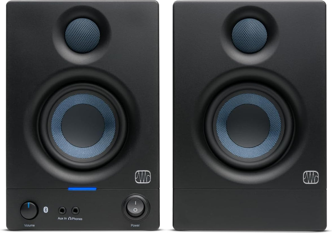 PreSonus Eris 3.5BT Gen 2 – 3,5" Desktop-Aktivlautsprecher mit Bluetooth für Multimedia, Gaming und