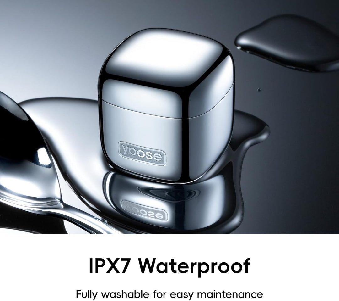 yoose 2-in-1 Elektrorasierer & Nasenhaartrimmer Herren – Ganzkörper-Legierung, IPX7 wasserdicht, Typ