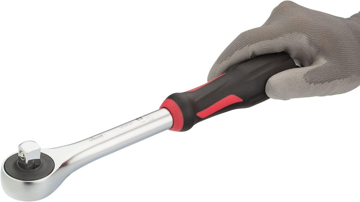 Vigor Umschaltknarre (Vierkant 12,5 mm (1/2 Zoll), 360° Drehgriff, Durchsteckvierkant für Links- und