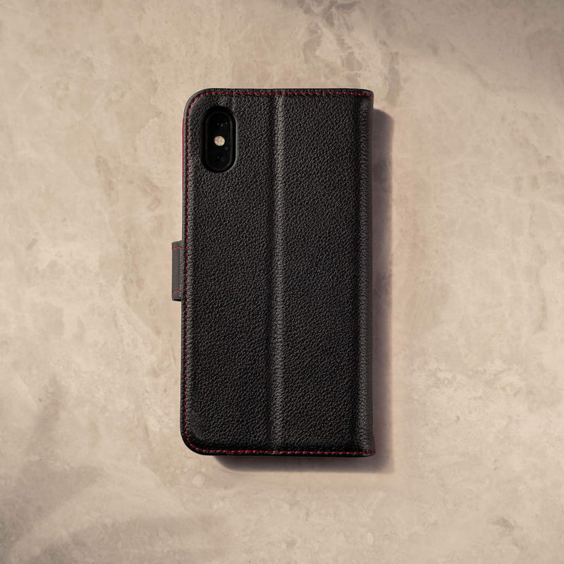 TORRO Hülle kompatibel mit iPhone XS und iPhone X – Premium Leder Hülle mit Standfunktion und Karten