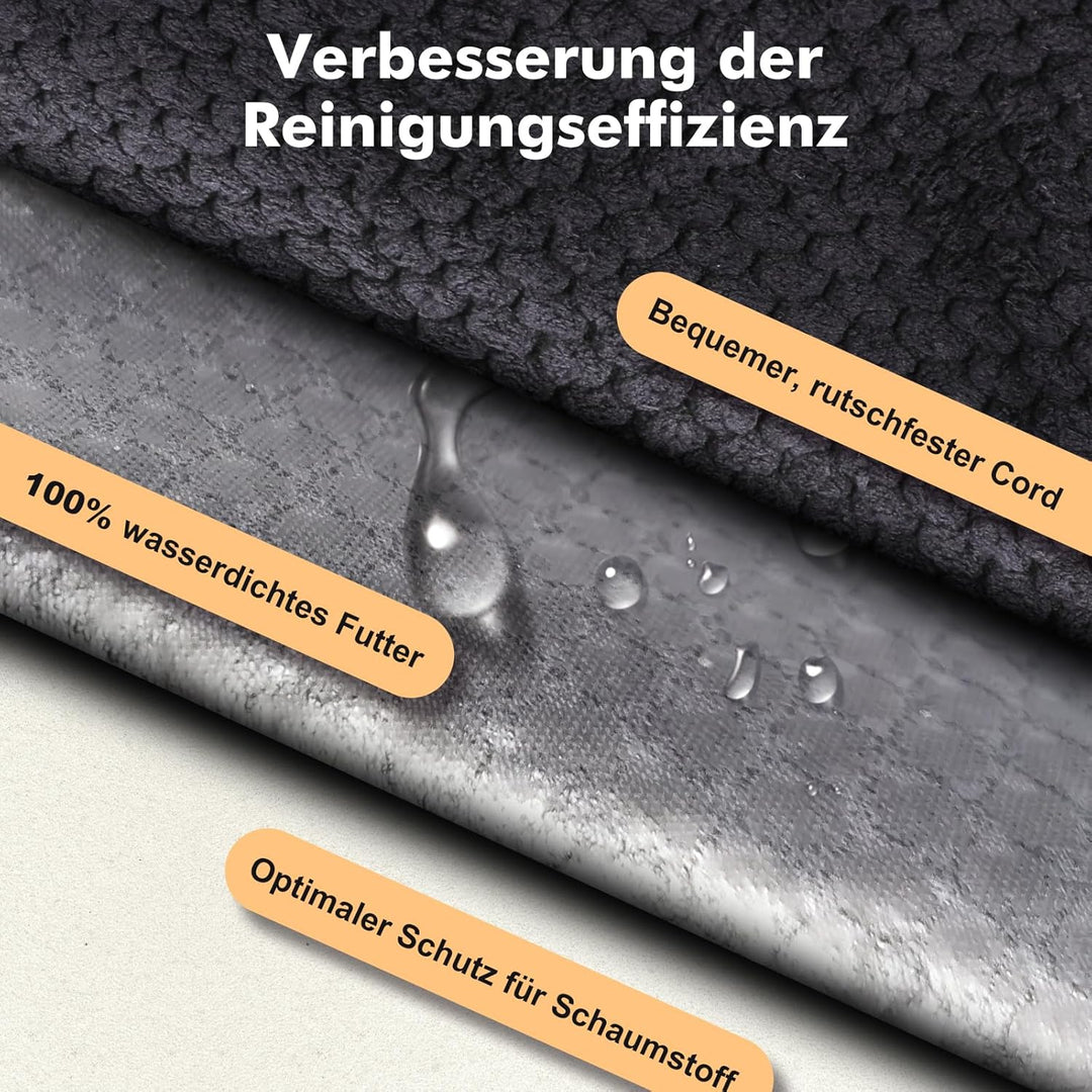 Zvonema Hundetreppe 4 Stufen, Hundetreppe für Kleine Hunde aus Hochdichtem Schwamm, rutschfeste Haus