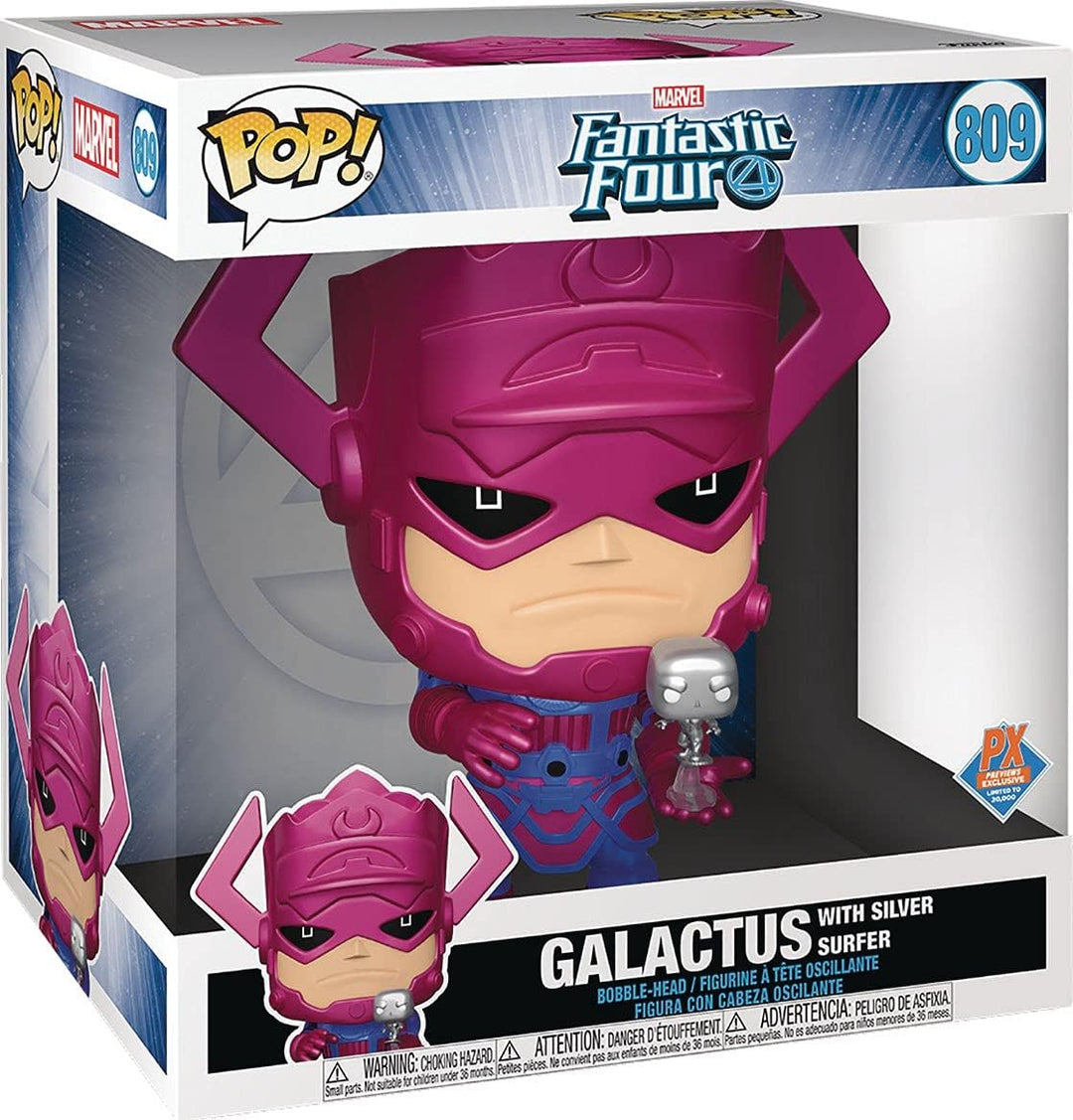 Funko - Pop Jumbo Marvel Galactus PX 25,4 cm Figur (Metallic-Version)