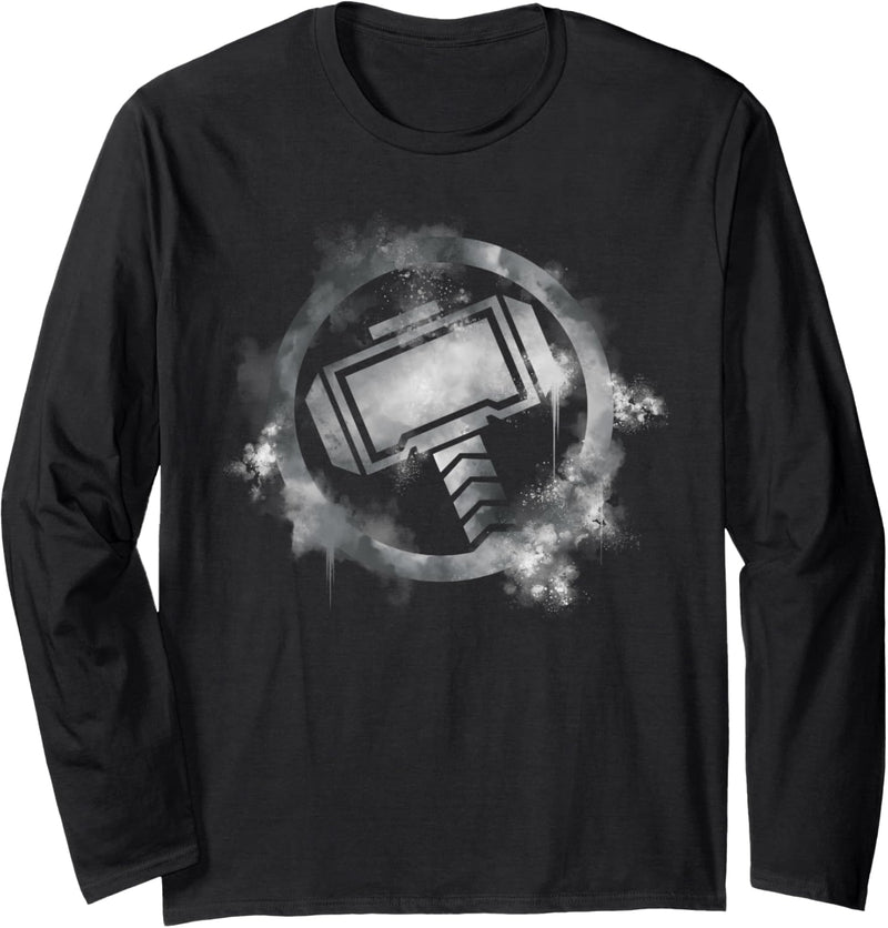 Marvel Avengers: Endgame Thor Spray Paint Logo Langarmshirt