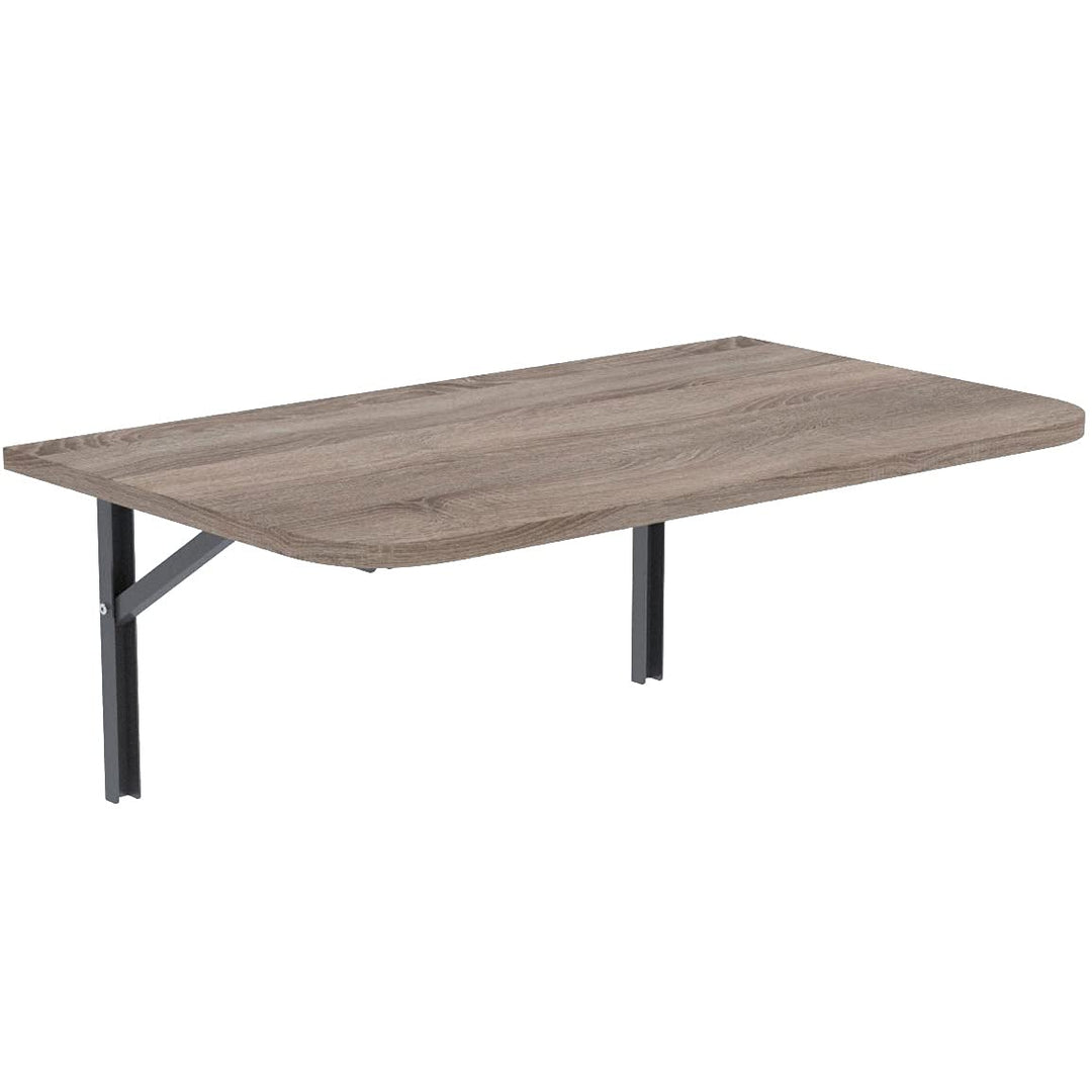 AKKE Klapptisch Wandklapptisch Esstisch - Klappbar Faltbar Platzsparend - Abgerundete Ecken - 110cm
