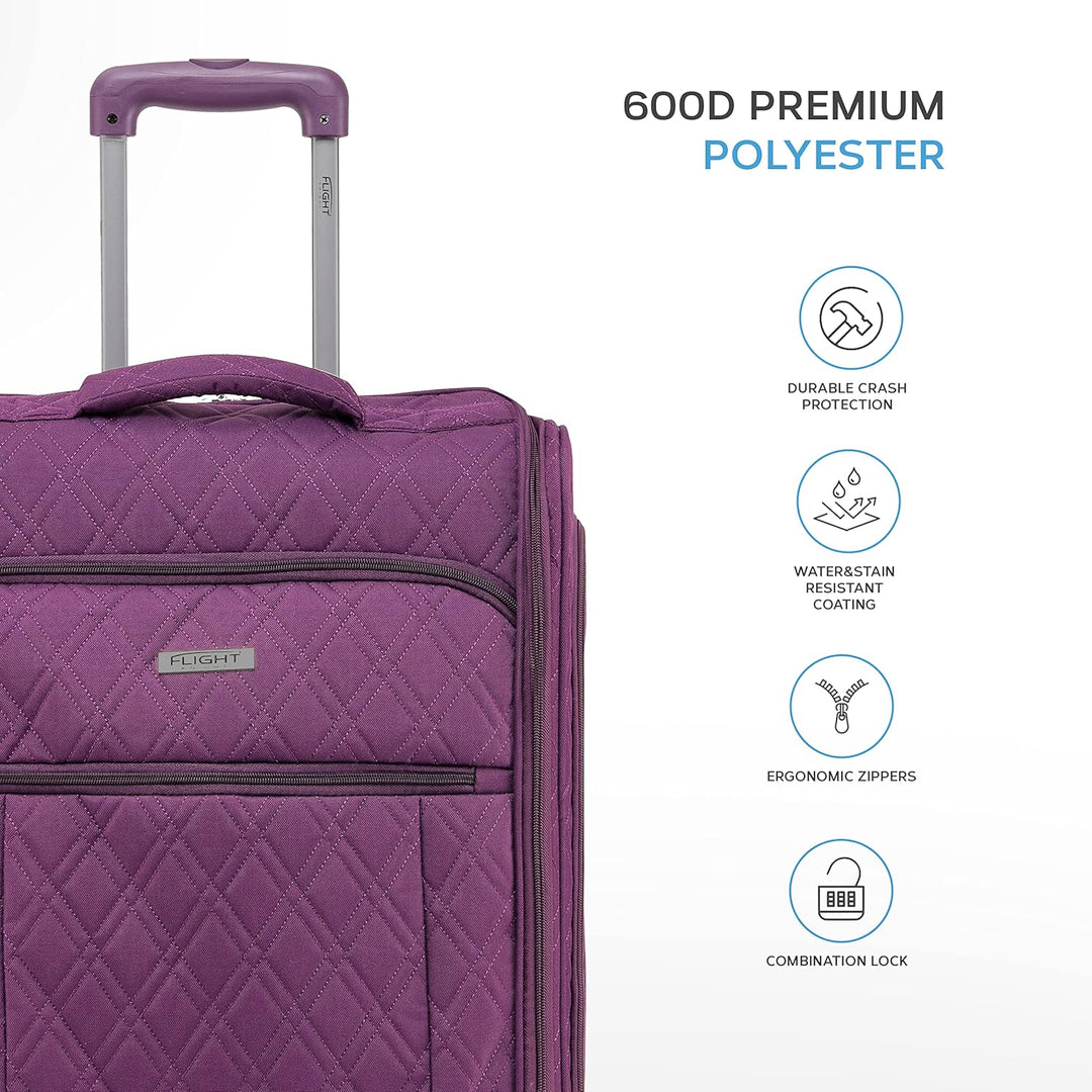 Flight Knight 56x45x25cm easyJet & British Airways Large Carry On Approved & Tested Maximum Size Han