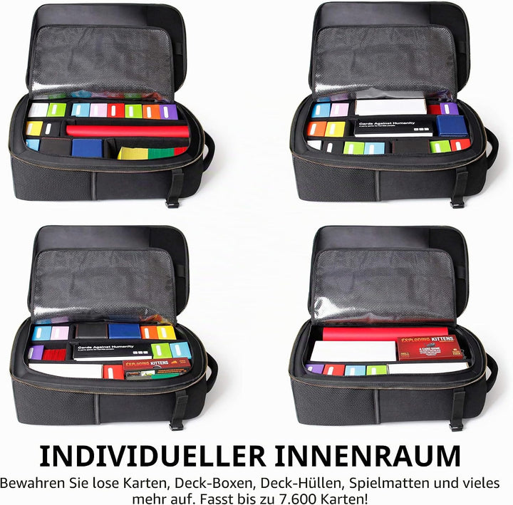 Enhance MTG Rucksack – TCG-Rucksack für Deckboxen, gesleevte Karten, Spielmatten, MTG-Zubehör – anpa