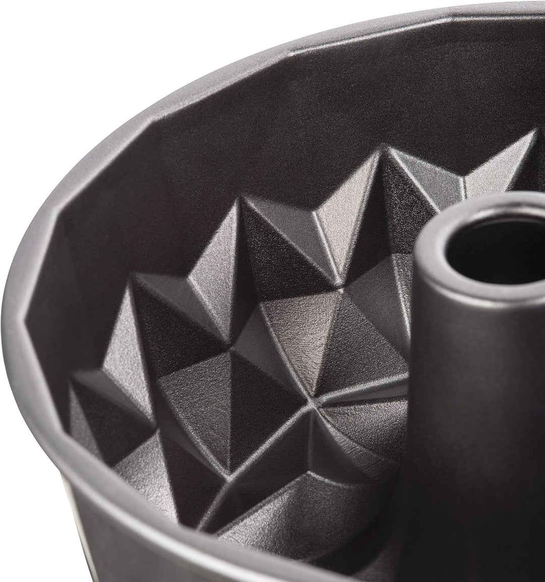 Original Kaiser Inspiration Design-Gugelhupfform 25 cm, Gugelhupf Backform mit geometrischer Oberflä