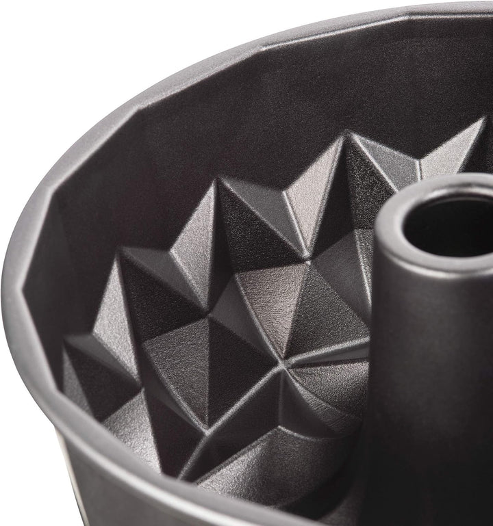 Original Kaiser Inspiration Design-Gugelhupfform 25 cm, Gugelhupf Backform mit geometrischer Oberflä
