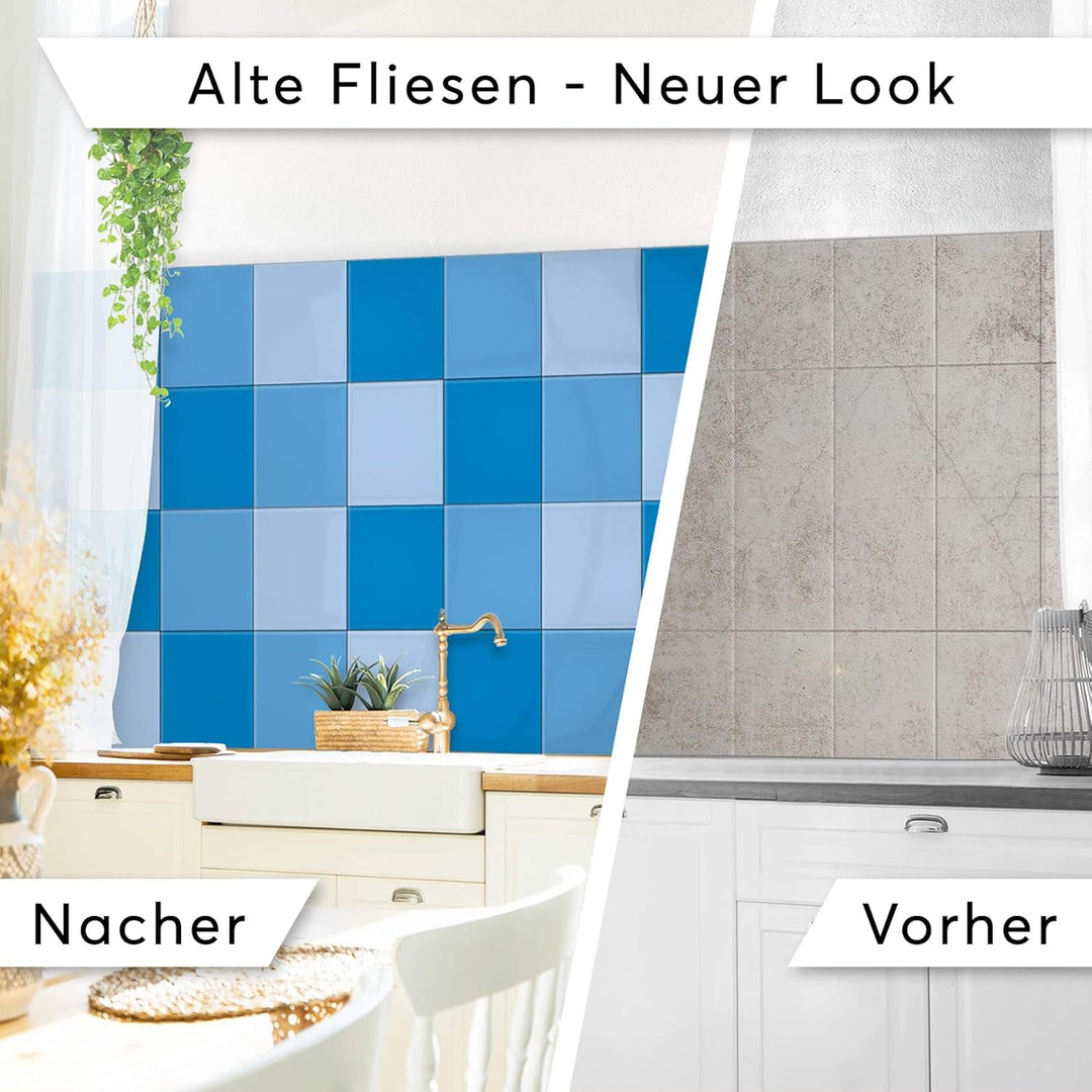 CREATISTO Mosaik-Fliesen Fliesensticker Fliesenfolie - Selbstklebende Fliesen Folie I Stickerfliesen