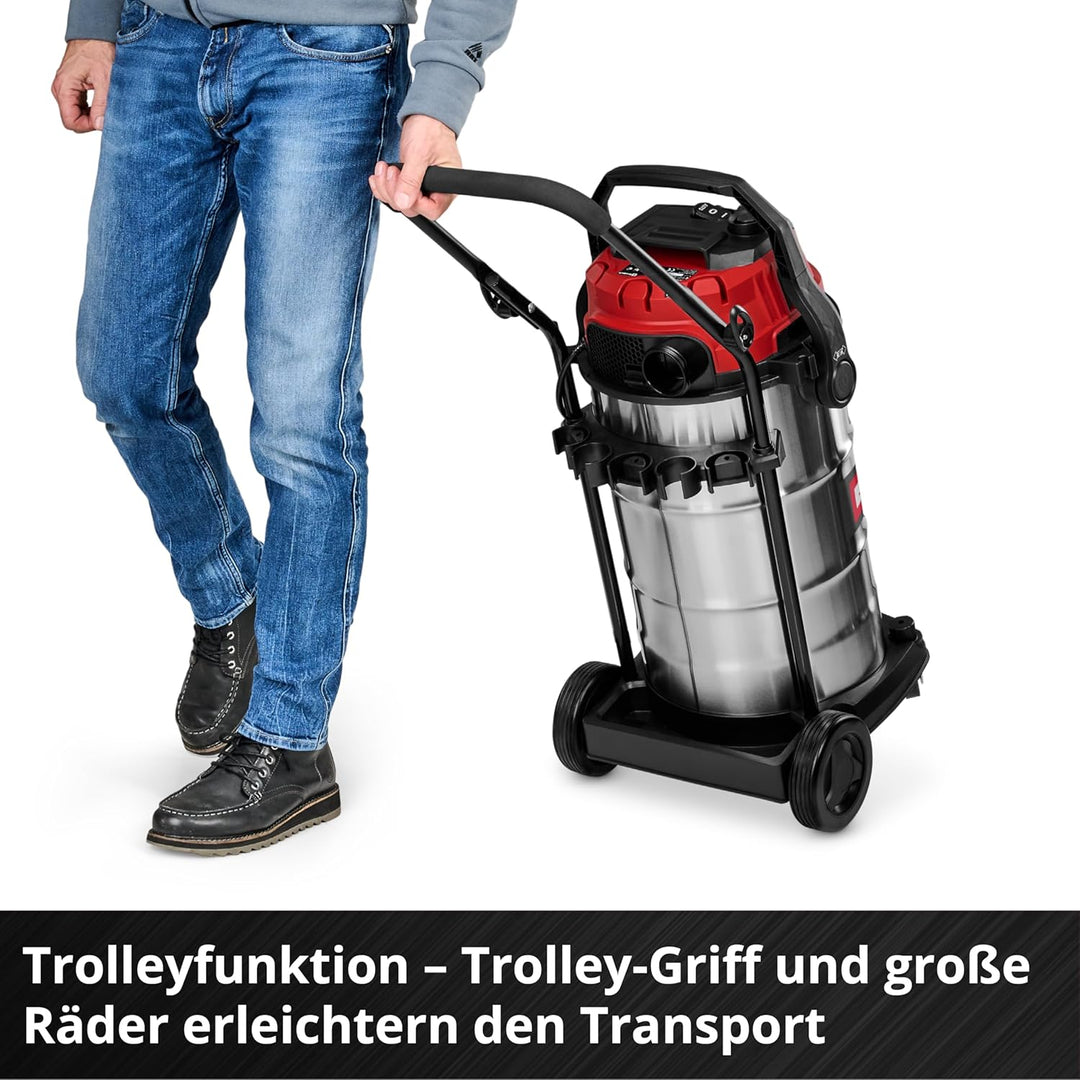 Einhell Nass-Trockensauger TE-VC 4090 SACL (1150 W, 225 mbar Saugleistung, 40 L Behälter, Staubschut