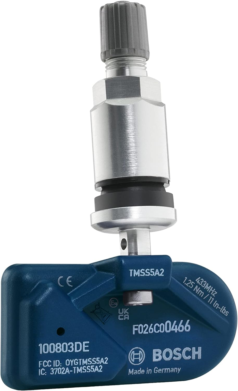 Bosch F026C00466 - QF0466 - Universal QUICK FIT RDKS-Sensor - TPMS Reifendrucksensor mit silberfarbe
