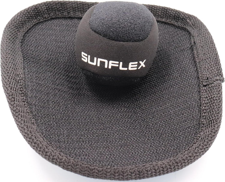 Sunflex® Neopren Mini Sure Catch Set Flames Blurefire mit Zwei Schlägern und einem Ball in schwarz |
