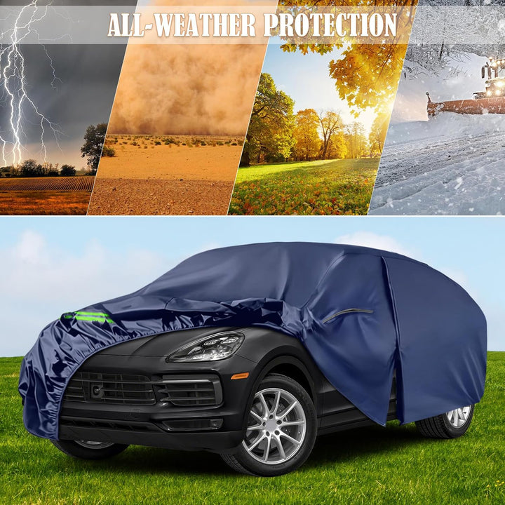 wasserdichte Autoabdeckung für 2014–2026 Porsche Macan, Blau Mecan, Mecan