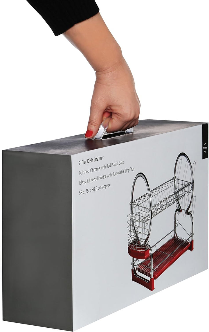 Premier Housewares 509586 Housewares Becher Baum, Chrom, 8 Cup, 56 x 25 x 39 cm