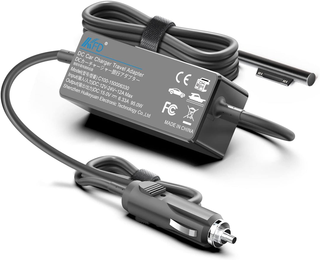 KFD DC 12V-24V Surface Pro KFZ Netzteil Ladegerät für Microsoft Surface Pro 9 Pro 8 Pro X Pro 7 Pro