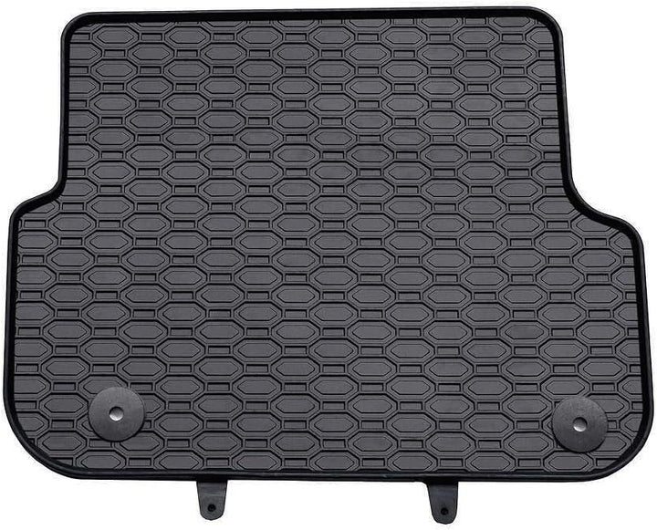 Mossa - Gummifussmatten Auto kompatibel mit Audi A6 Avant, Limousine (2004-2011) schwarz Gummimatten